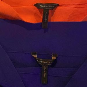 Pair of two bcbg bandage skirts